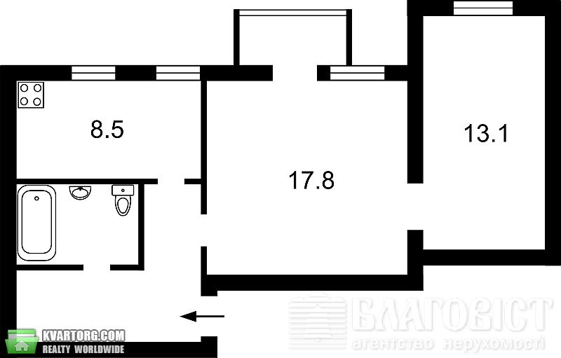 Sell 2-room apartment. Киев, Стрелецкая — photo 4