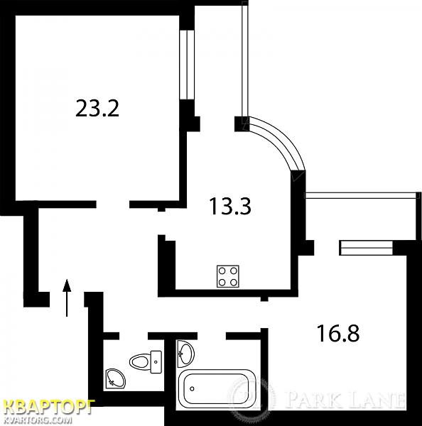 Sell 2-room apartment. Киев,  Бажана — photo 2