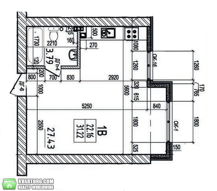 Sell 1-room apartment. Киев, Федора Максименка — photo 2