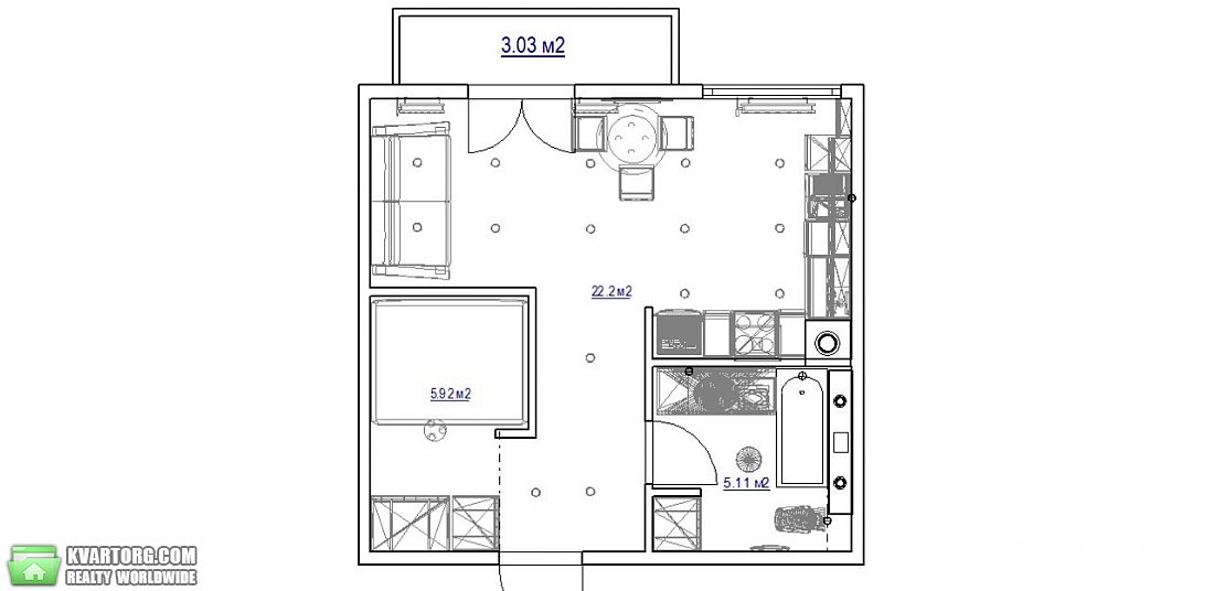 Rent out 1-room apartment. Киев, дмитрия луценко — photo 2