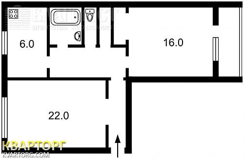 Sell 2-room apartment. Киев, Потапова ген. — photo 2