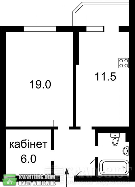 Sell 1-room apartment. Киев, Закревского — photo 9