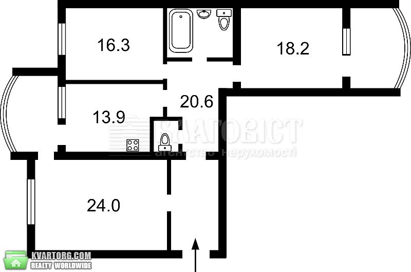 Sell 3-room apartment. Киев,  Тимошенко — photo 1