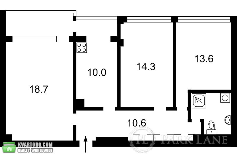 Sell 3-room apartment. Киев,  Богдана Хмельницкого — photo 2