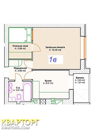 Sell 1-room apartment. Киев, Джерельна — photo 1