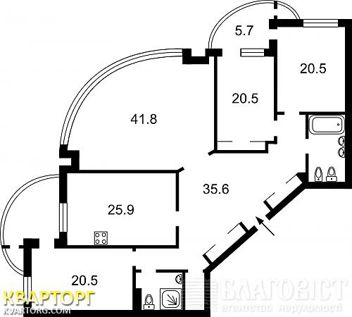 Sell 4-room apartment. Киев, Староноводницкая — photo 8
