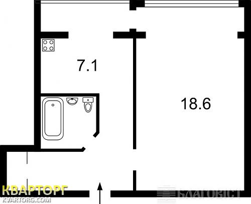 Sell 1-room apartment. Киев,  Щорса пер — photo 2