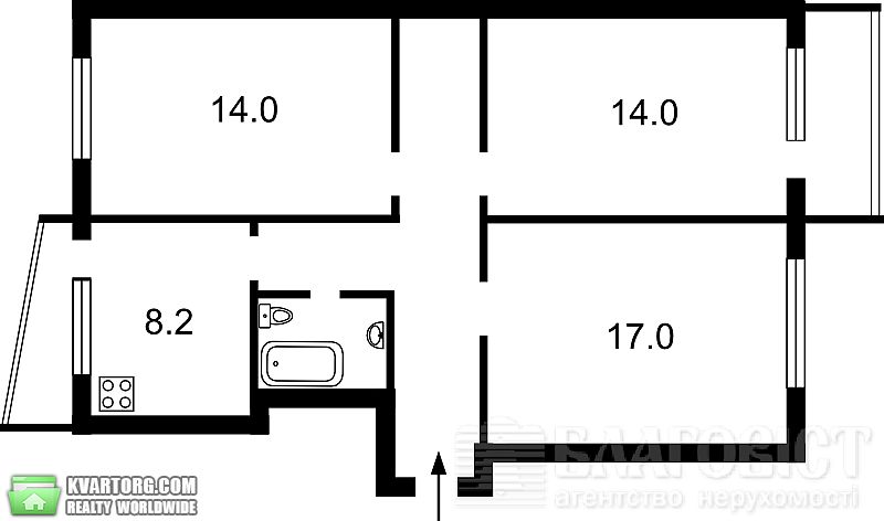 Sell 3-room apartment. Киев,  Якубовского — photo 3
