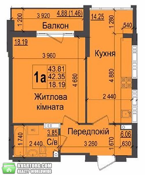Sell 1-room apartment. Киев,  Метрологическая — photo 3
