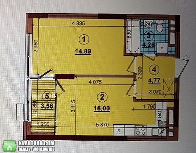Sell 1-room apartment. Киев,  Правды пр — photo 2