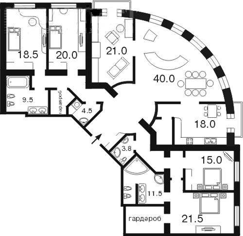 Rent out multi-room apartment. Киев,  Ирининская — photo 10