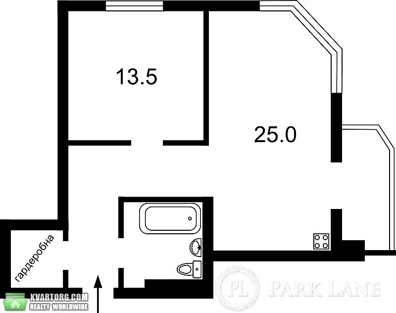 Sell 2-room apartment. Киев,  Днепровская наб — photo 2