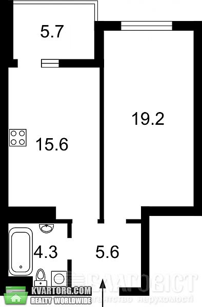Sell 1-room apartment. Киев,  Петрицкого — photo 2