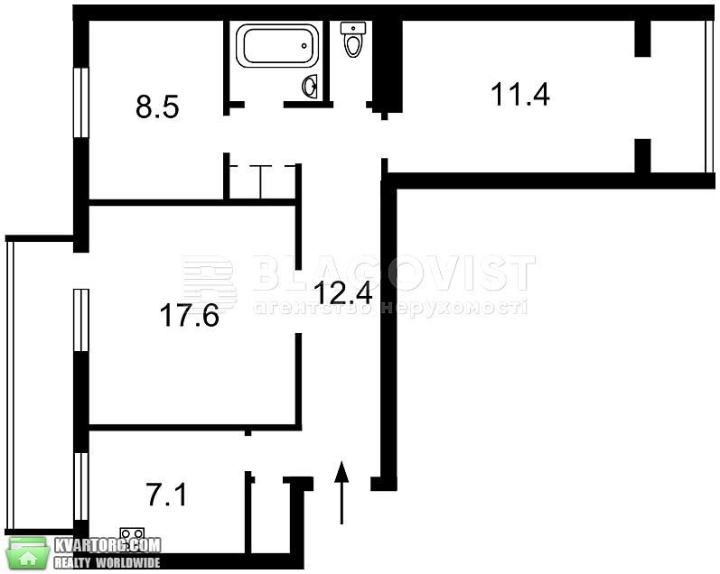 Sell 3-room apartment. Киев,  Введенская — photo 6