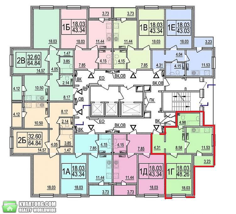 Sell 1-room apartment. Киев,  Глушкова пр — photo 2