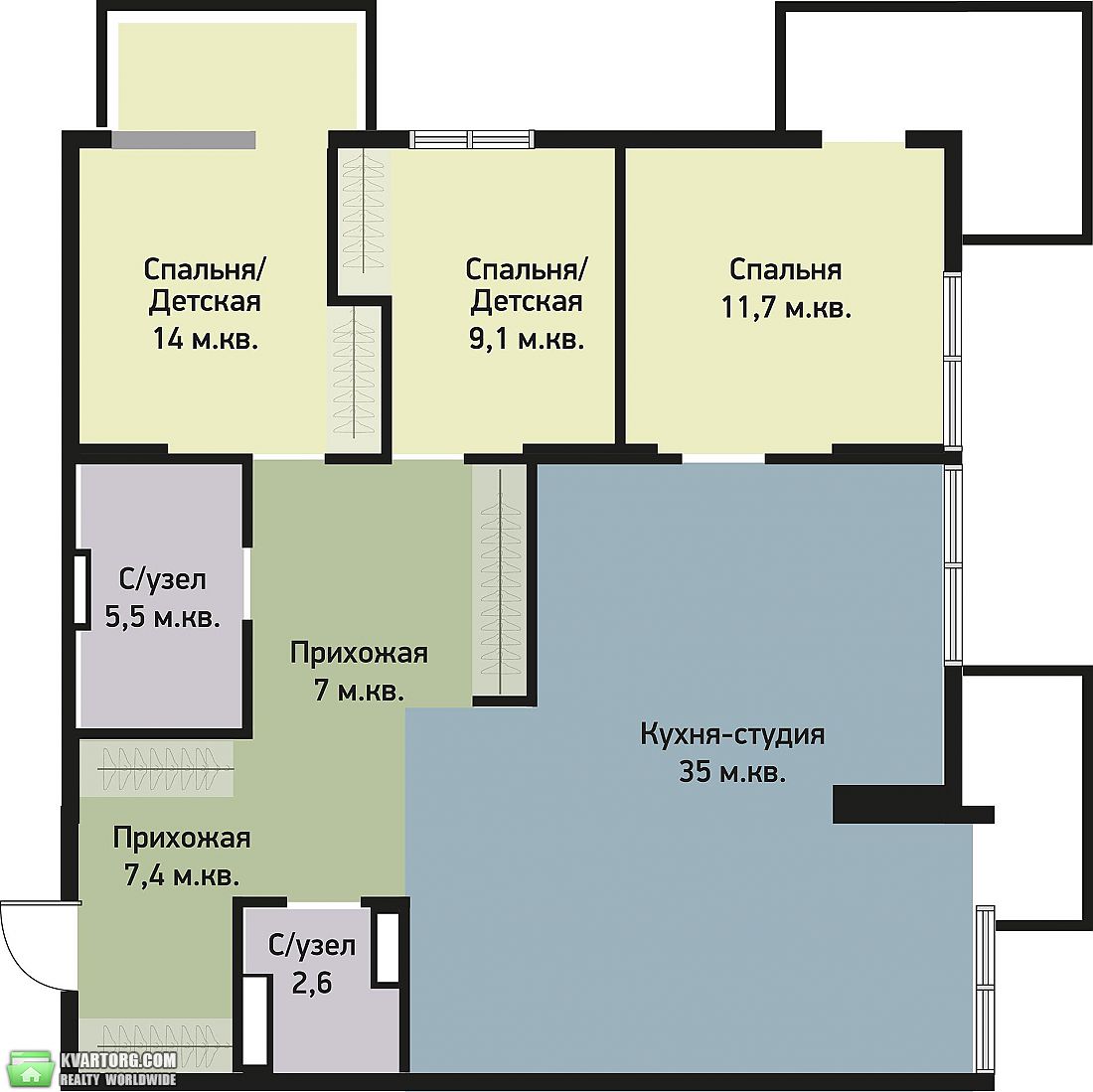 Sell 3-room apartment. Киев, Щербаковского Даниила — photo 2