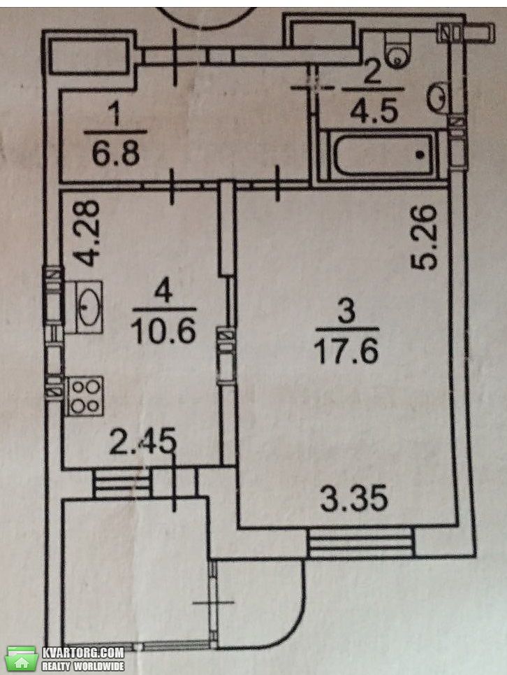 Sell 1-room apartment. Киев, Калнышевского — photo 1