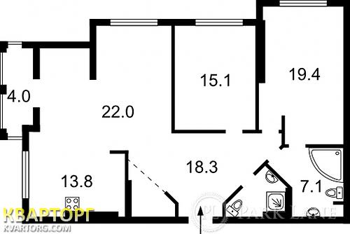 Sell 3-room apartment. Киев,  Тычины пр — photo 2
