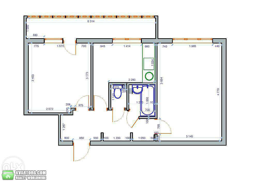 Sell 2-room apartment. Киев,  Ромена Роллана бул — photo 3