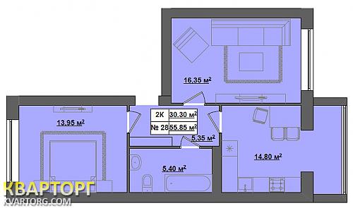 Sell 2-room apartment. Киев, Садовая — photo 9