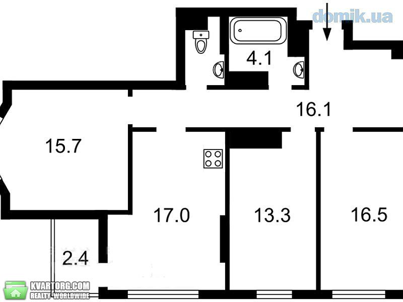 Sell 3-room apartment. Киев,  Саперно-Слободская — photo 5