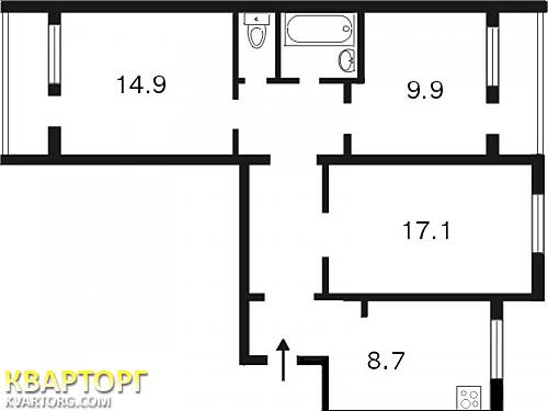 Sell 3-room apartment. Киев,  Героев Сталинграда пр — photo 2