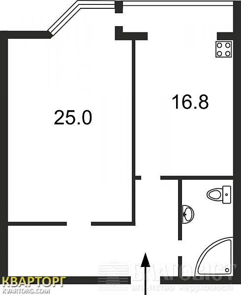Sell 1-room apartment. Киев, Ломоносова — photo 2
