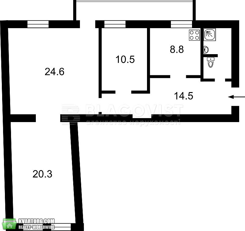 Sell 3-room apartment. Киев,  Малая Житомирская — photo 1