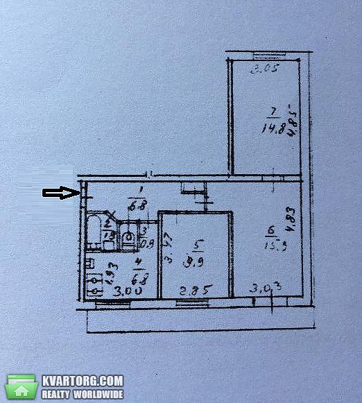 Sell 3-room apartment. Киев,  Серафимовича — photo 8