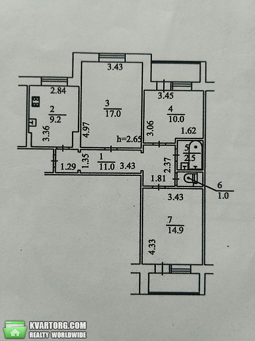 Sell 3-room apartment. Киев,  Бажана — photo 4