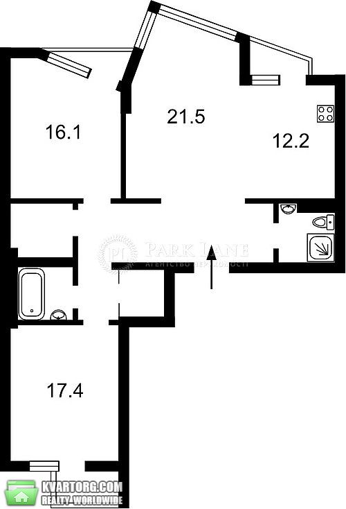 Sell 3-room apartment. Киев,  Борщаговская — photo 10