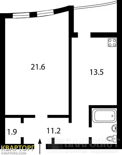 Sell 1-room apartment. Киев,  Щорса — photo 2