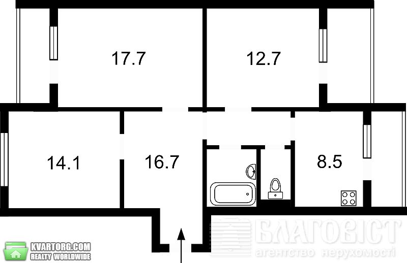 Sell 3-room apartment. Киев,  Оболонский пр — photo 2