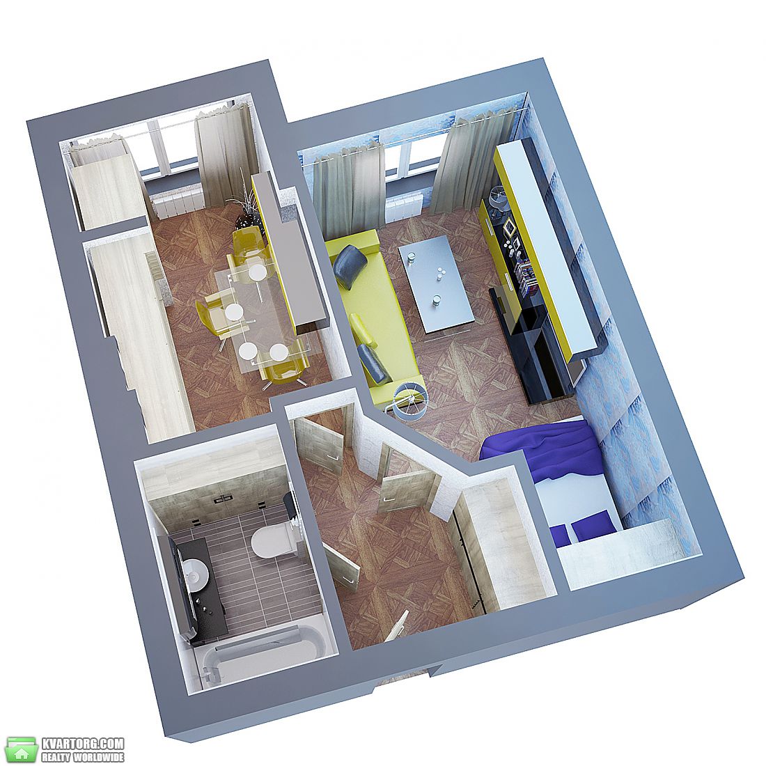 Sell 1-room apartment. Киев,  Вильямса — photo 9