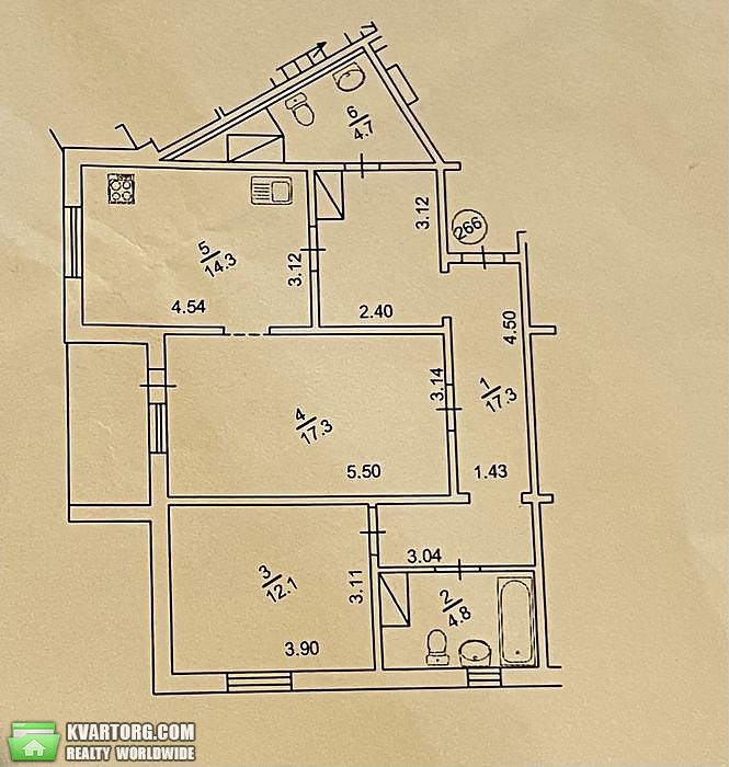 Sell 2-room apartment. Киев,  Урловская — photo 2