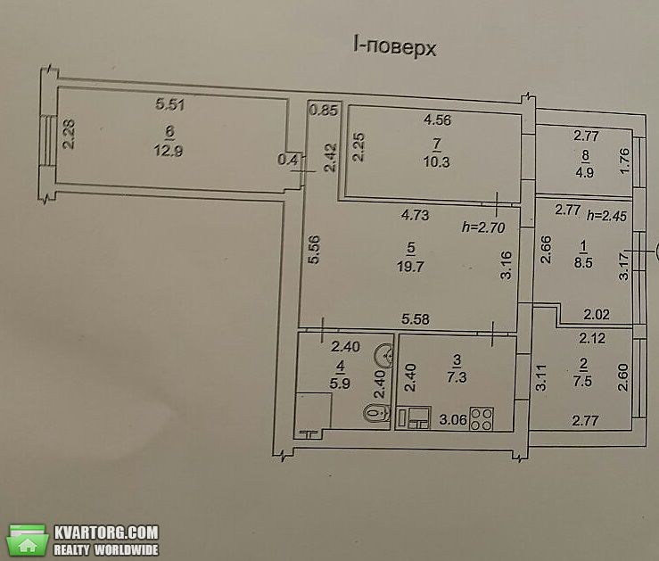 Sell 3-room apartment. Одесса, Кленова — photo 7