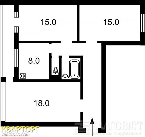 Sell 3-room apartment. Киев, Давыдова бул — photo 2