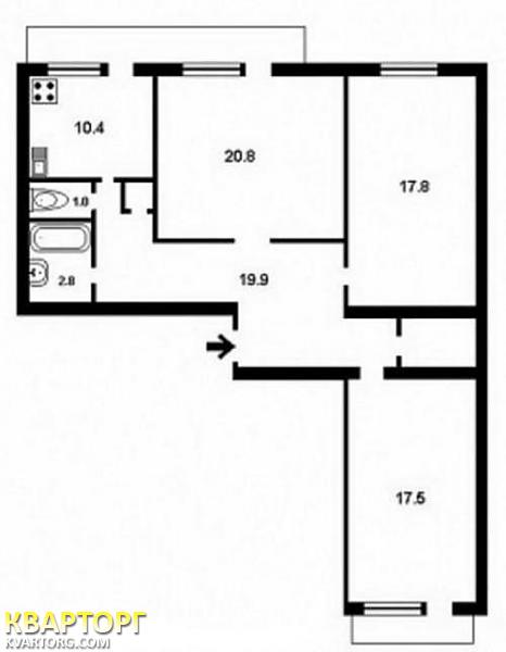Sell 3-room apartment. Киев,  Жилянская — photo 8