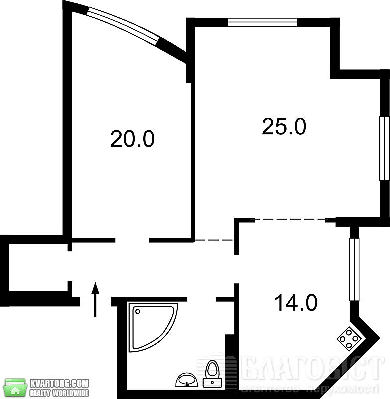 Sell 2-room apartment. Киев,  Героев Сталинграда пр — photo 5