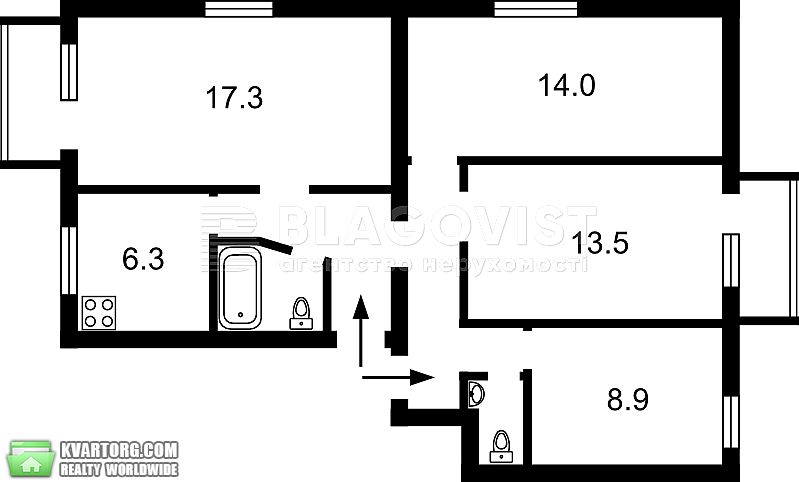 Sell 4-room apartment. Киев,  Телиги — photo 2