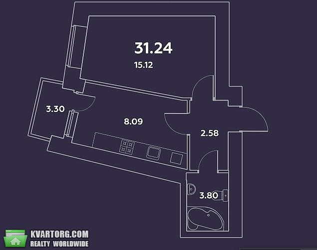 Sell 1-room apartment. Киев, Героев Небесной Сотни — photo 3