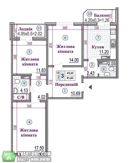 Sell 3-room apartment. Киев,  Трутенко — photo 1