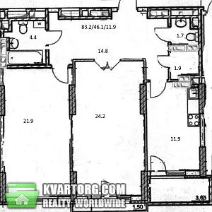 Sell 2-room apartment. Киев, Алишера Навои — photo 2