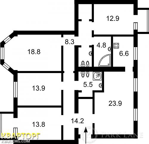 Sell 5-room apartment. Киев,  Шелковичная — photo 2