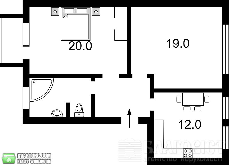 Sell 2-room apartment. Киев, Толстого — photo 2