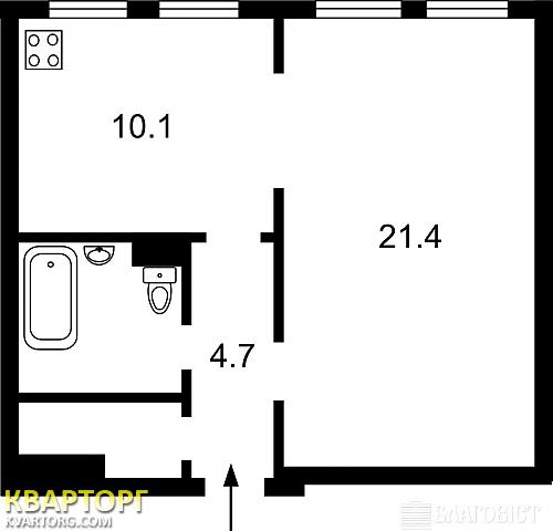 Sell 1-room apartment. Киев,  Паньковская — photo 3