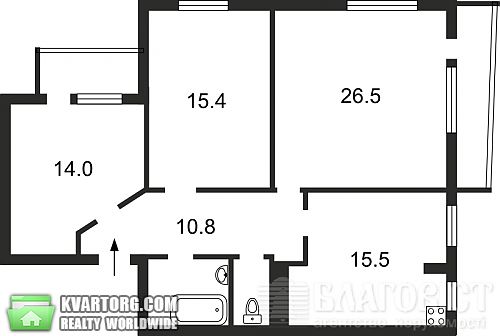 Sell 3-room apartment. Киев, Горького — photo 5