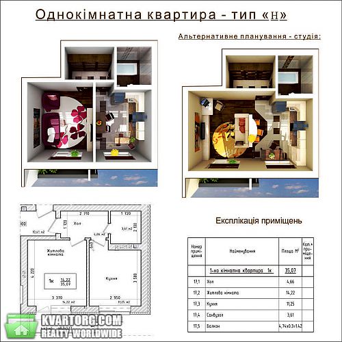 Sell 1-room apartment. Киев, Вильямса — photo 7