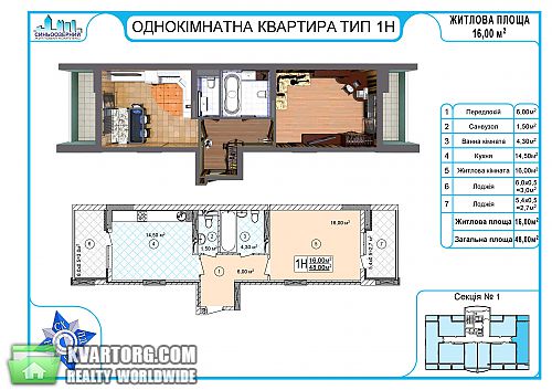 Sell 1-room apartment. Киев, Гонгадзе — photo 7