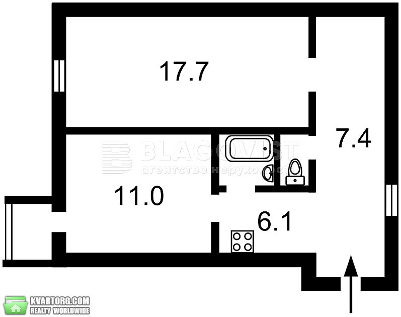 Sell 2-room apartment. Киев,  Нижний Вал — photo 6